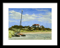Bailey's Beach Newport Rhode Island - Framed Print