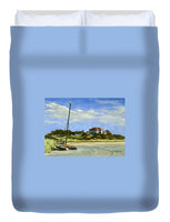 Bailey's Beach Newport Rhode Island - Duvet Cover