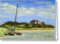 Bailey's Beach Newport Rhode Island - Greeting Card
