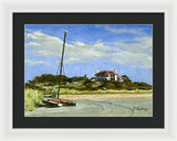 Bailey's Beach Newport Rhode Island - Framed Print