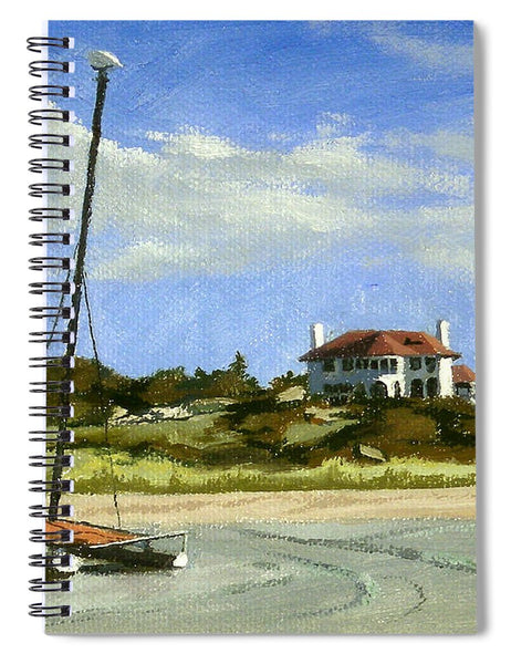Bailey's Beach Newport Rhode Island - Spiral Notebook