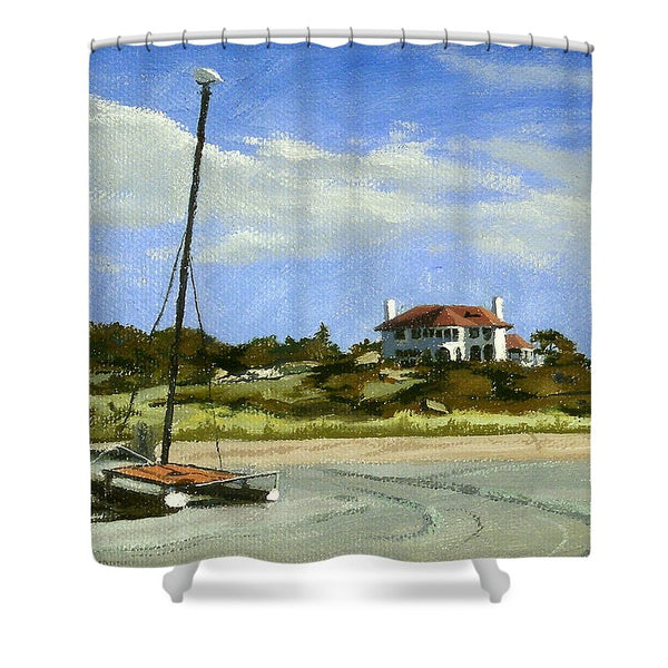 Bailey's Beach Newport Rhode Island - Shower Curtain