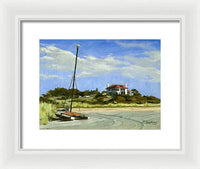 Bailey's Beach Newport Rhode Island - Framed Print