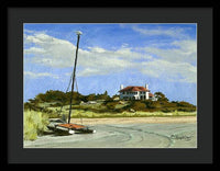 Bailey's Beach Newport Rhode Island - Framed Print