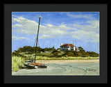 Bailey's Beach Newport Rhode Island - Framed Print