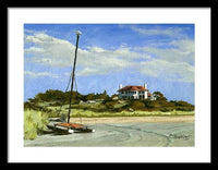 Bailey's Beach Newport Rhode Island - Framed Print
