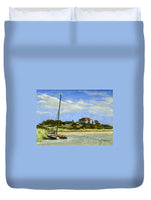 Bailey's Beach Newport Rhode Island - Duvet Cover