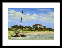 Bailey's Beach Newport Rhode Island - Framed Print