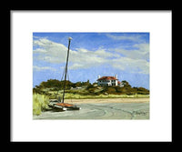 Bailey's Beach Newport Rhode Island - Framed Print