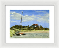 Bailey's Beach Newport Rhode Island - Framed Print