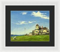Castle Hill Inn Newport Rhode Island - Framed Print