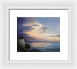 Castle Hill Lighthouse Newport Rhode Island - Framed Print