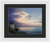 Castle Hill Lighthouse Newport Rhode Island - Framed Print