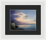 Castle Hill Lighthouse Newport Rhode Island - Framed Print