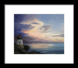Castle Hill Lighthouse Newport Rhode Island - Framed Print