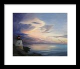 Castle Hill Lighthouse Newport Rhode Island - Framed Print