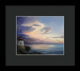 Castle Hill Lighthouse Newport Rhode Island - Framed Print