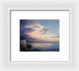 Castle Hill Lighthouse Newport Rhode Island - Framed Print
