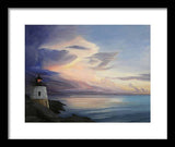 Castle Hill Lighthouse Newport Rhode Island - Framed Print