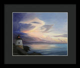 Castle Hill Lighthouse Newport Rhode Island - Framed Print
