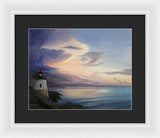 Castle Hill Lighthouse Newport Rhode Island - Framed Print
