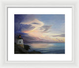 Castle Hill Lighthouse Newport Rhode Island - Framed Print