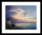 Castle Hill Lighthouse Newport Rhode Island - Framed Print