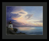 Castle Hill Lighthouse Newport Rhode Island - Framed Print