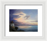 Castle Hill Lighthouse Newport Rhode Island - Framed Print