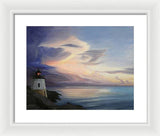 Castle Hill Lighthouse Newport Rhode Island - Framed Print