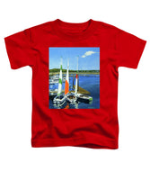 Chatham Harbor Boats Chatham Cape Cod Massachusetts - Toddler T-Shirt