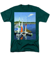 Chatham Harbor Boats Chatham Cape Cod Massachusetts - Men's T-Shirt  (Regular Fit)