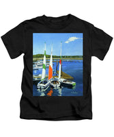 Chatham Harbor Boats Chatham Cape Cod Massachusetts - Kids T-Shirt