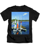 Chatham Harbor Boats Chatham Cape Cod Massachusetts - Kids T-Shirt