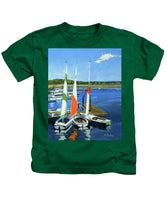Chatham Harbor Boats Chatham Cape Cod Massachusetts - Kids T-Shirt