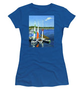Chatham Harbor Boats Chatham Cape Cod Massachusetts - Women's T-Shirt