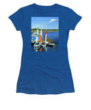 Chatham Harbor Boats Chatham Cape Cod Massachusetts - Women's T-Shirt