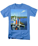 Chatham Harbor Boats Chatham Cape Cod Massachusetts - Men's T-Shirt  (Regular Fit)