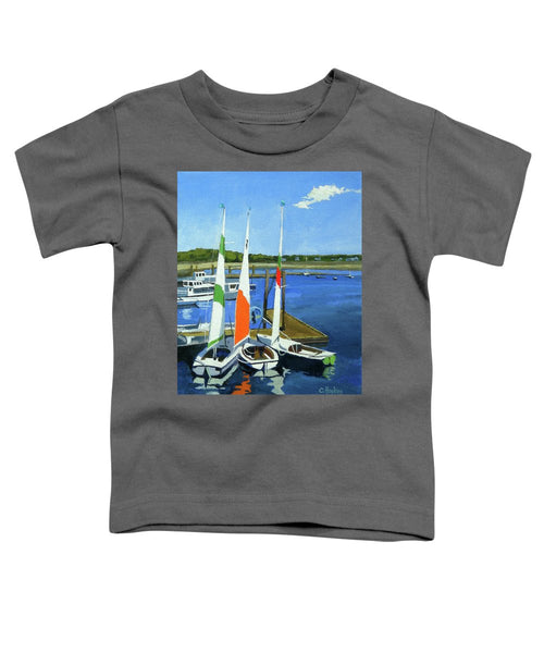 Chatham Harbor Boats Chatham Cape Cod Massachusetts - Toddler T-Shirt