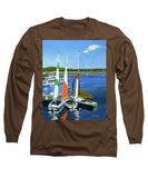 Chatham Harbor Boats Chatham Cape Cod Massachusetts - Long Sleeve T-Shirt