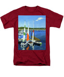 Chatham Harbor Boats Chatham Cape Cod Massachusetts - Men's T-Shirt  (Regular Fit)