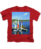 Chatham Harbor Boats Chatham Cape Cod Massachusetts - Kids T-Shirt