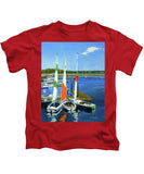 Chatham Harbor Boats Chatham Cape Cod Massachusetts - Kids T-Shirt