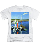 Chatham Harbor Boats Chatham Cape Cod Massachusetts - Kids T-Shirt