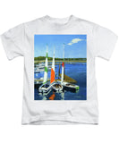 Chatham Harbor Boats Chatham Cape Cod Massachusetts - Kids T-Shirt