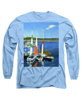 Chatham Harbor Boats Chatham Cape Cod Massachusetts - Long Sleeve T-Shirt
