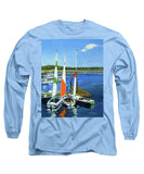 Chatham Harbor Boats Chatham Cape Cod Massachusetts - Long Sleeve T-Shirt