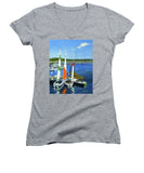Chatham Harbor Boats Chatham Cape Cod Massachusetts - Women's V-Neck