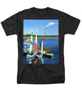Chatham Harbor Boats Chatham Cape Cod Massachusetts - Men's T-Shirt  (Regular Fit)