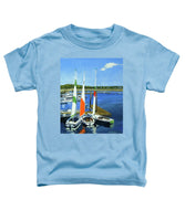 Chatham Harbor Boats Chatham Cape Cod Massachusetts - Toddler T-Shirt